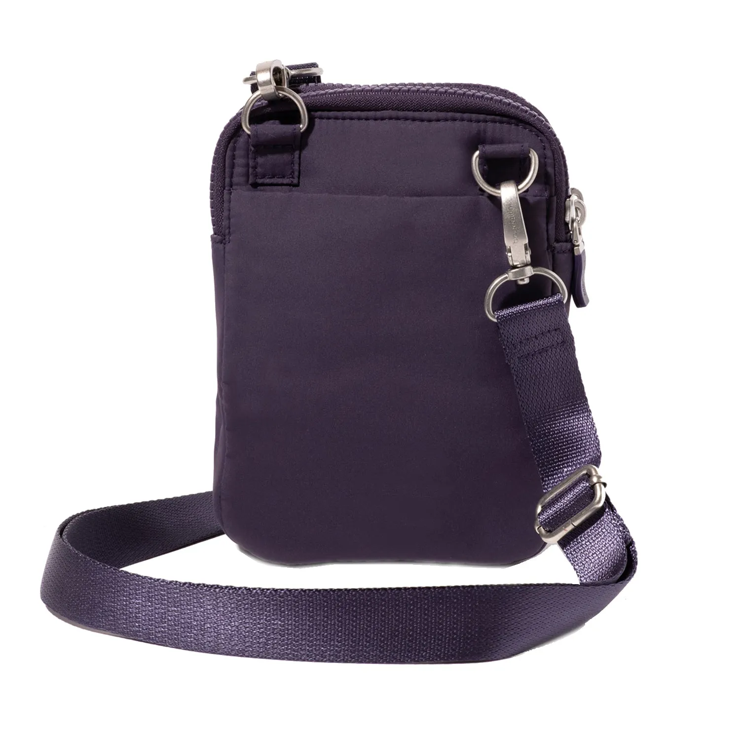 Baggallini Modern Take Two Rfid Crossbody Plum Twilight Puff